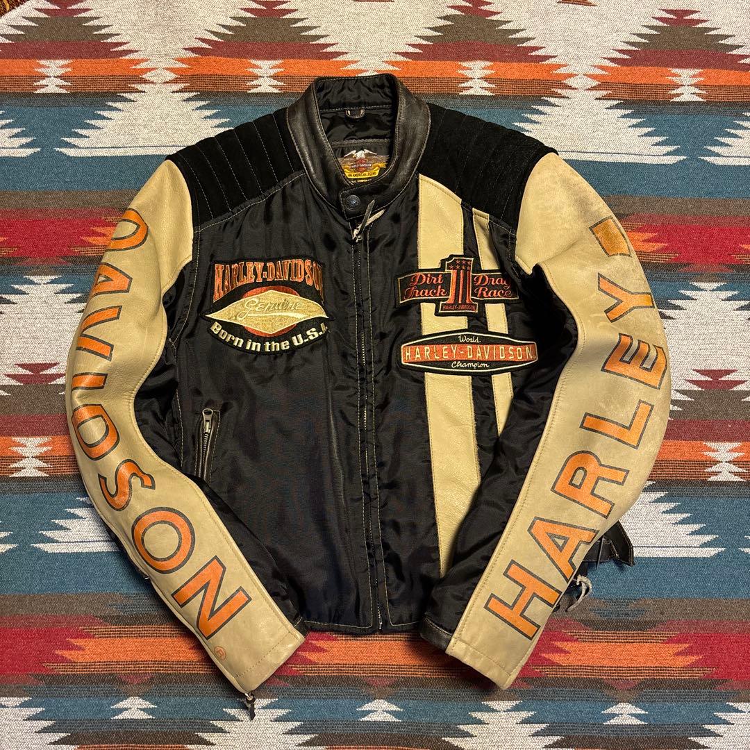 値段交渉可◎90s HARLEY DAVIDSON ライダースジャケット