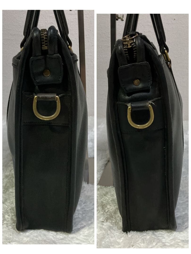 オールドコーチ　coach ブリーフケース　オールレザー　2way 5282