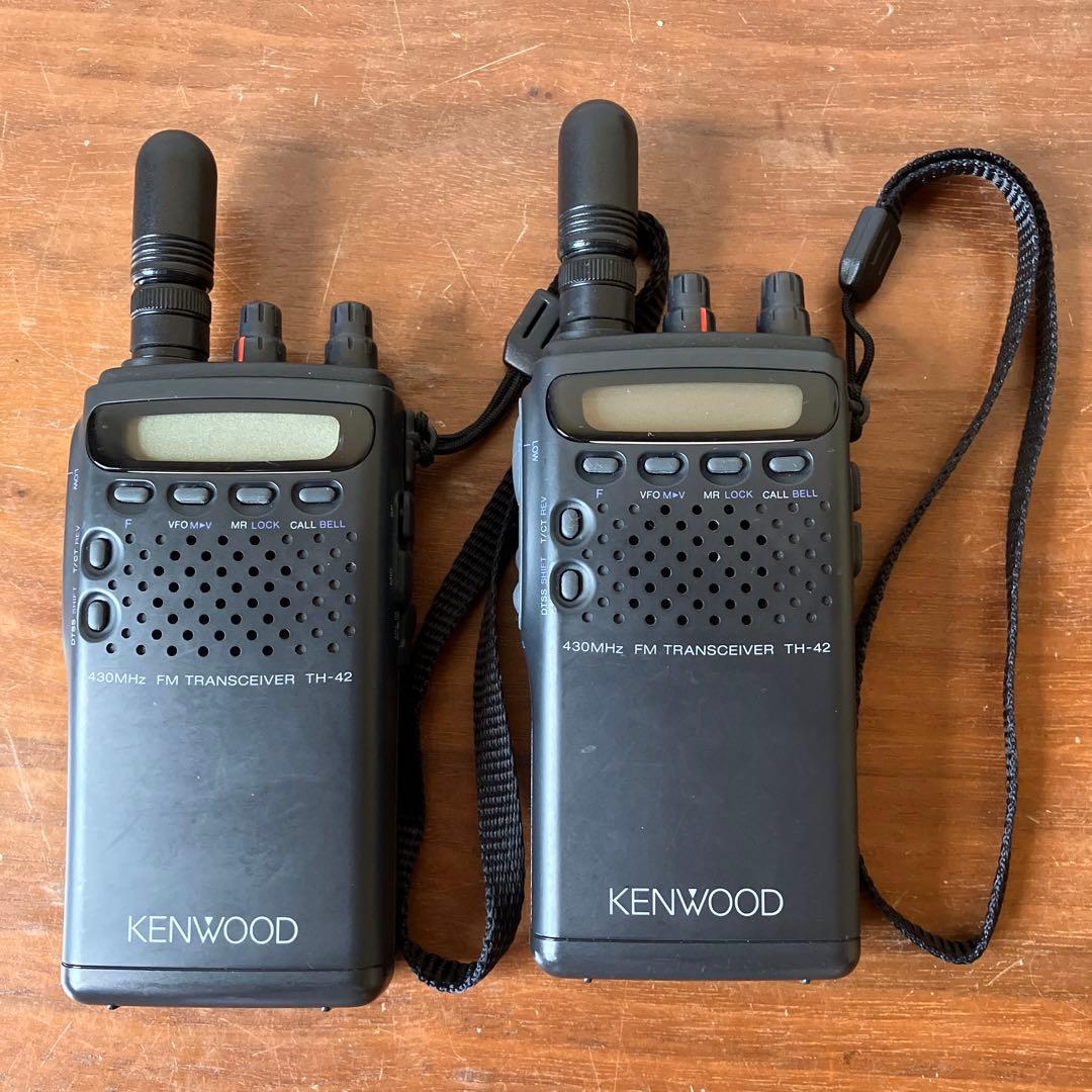 KENWOOD TH-42 FMトランシーバー 430MHz 動作未確認