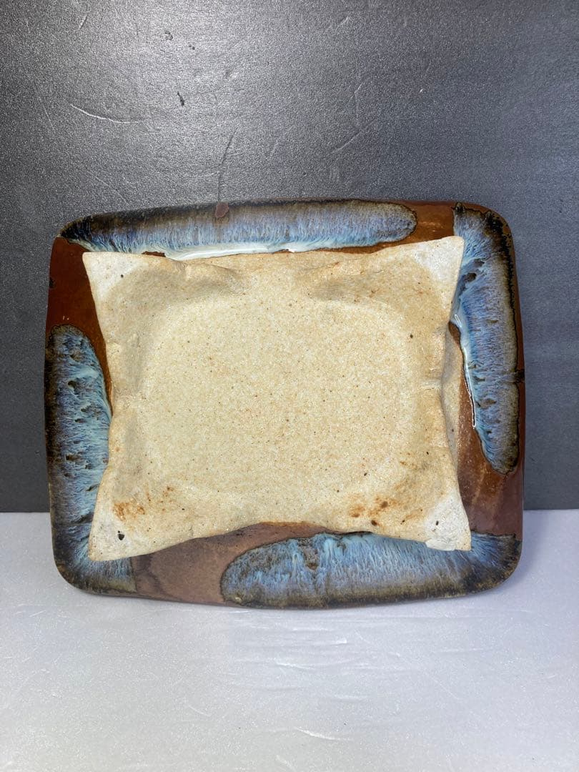 河井武一　押紋長角鉢　民藝　河井寛次郎の弟子