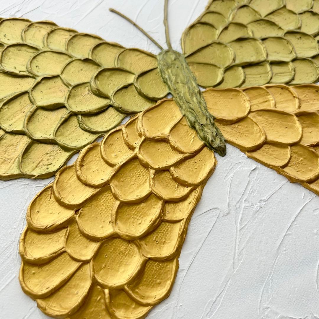 \"Lucky Butterfly\" 絵画原画 アクリル画テクスチャーアート