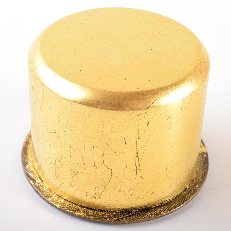 香道具　鋳銅　内金溜　香炉　在銘　M　R7602