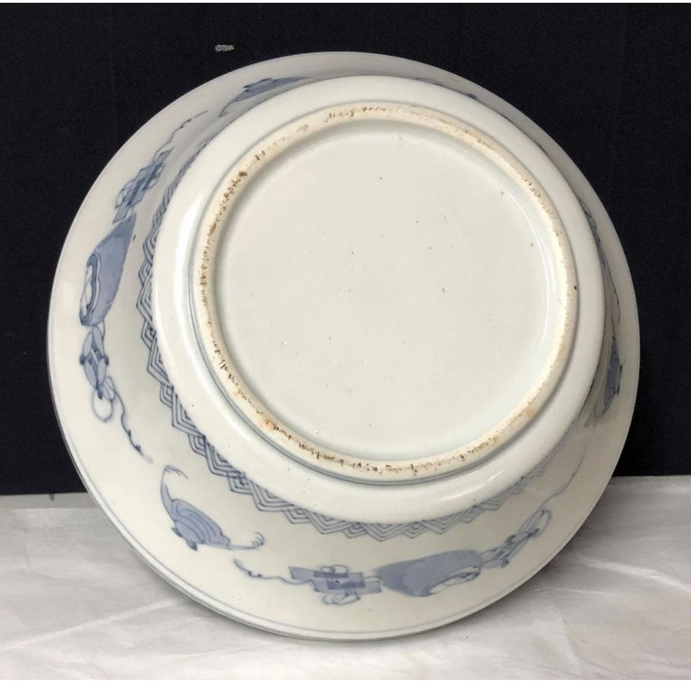 e2346 古伊万里 色絵 染付 蓋物 食籠 花鳥図 菓子器 料理鉢