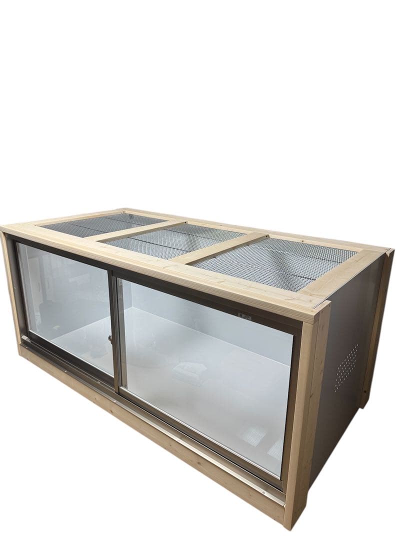 爬虫類ケージ 180×90×90 アルミサッシ仕様