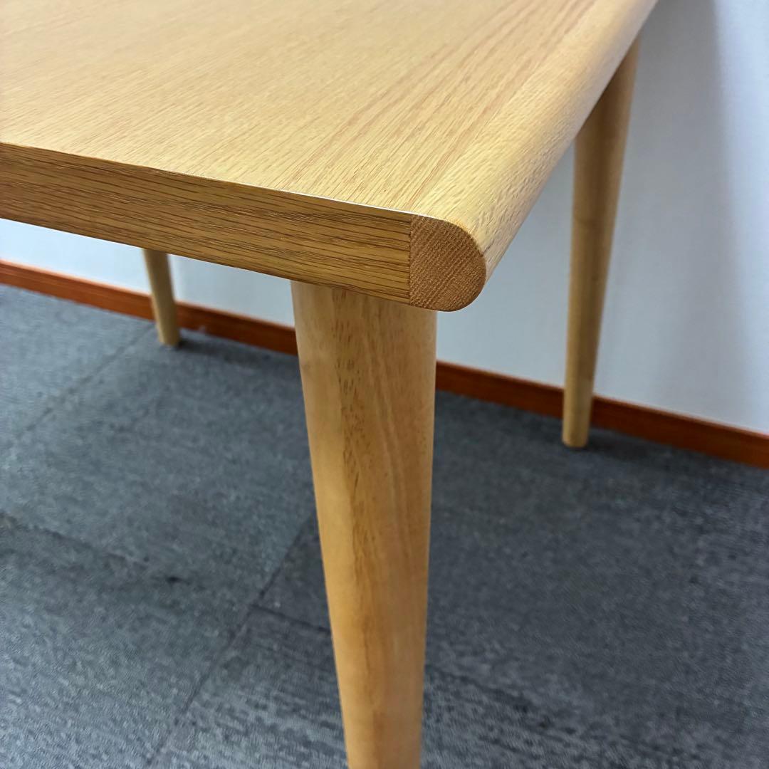 大塚家具 ダイニングテーブル ユノ3 80cm レッドオーク材 ホワイトオーク色