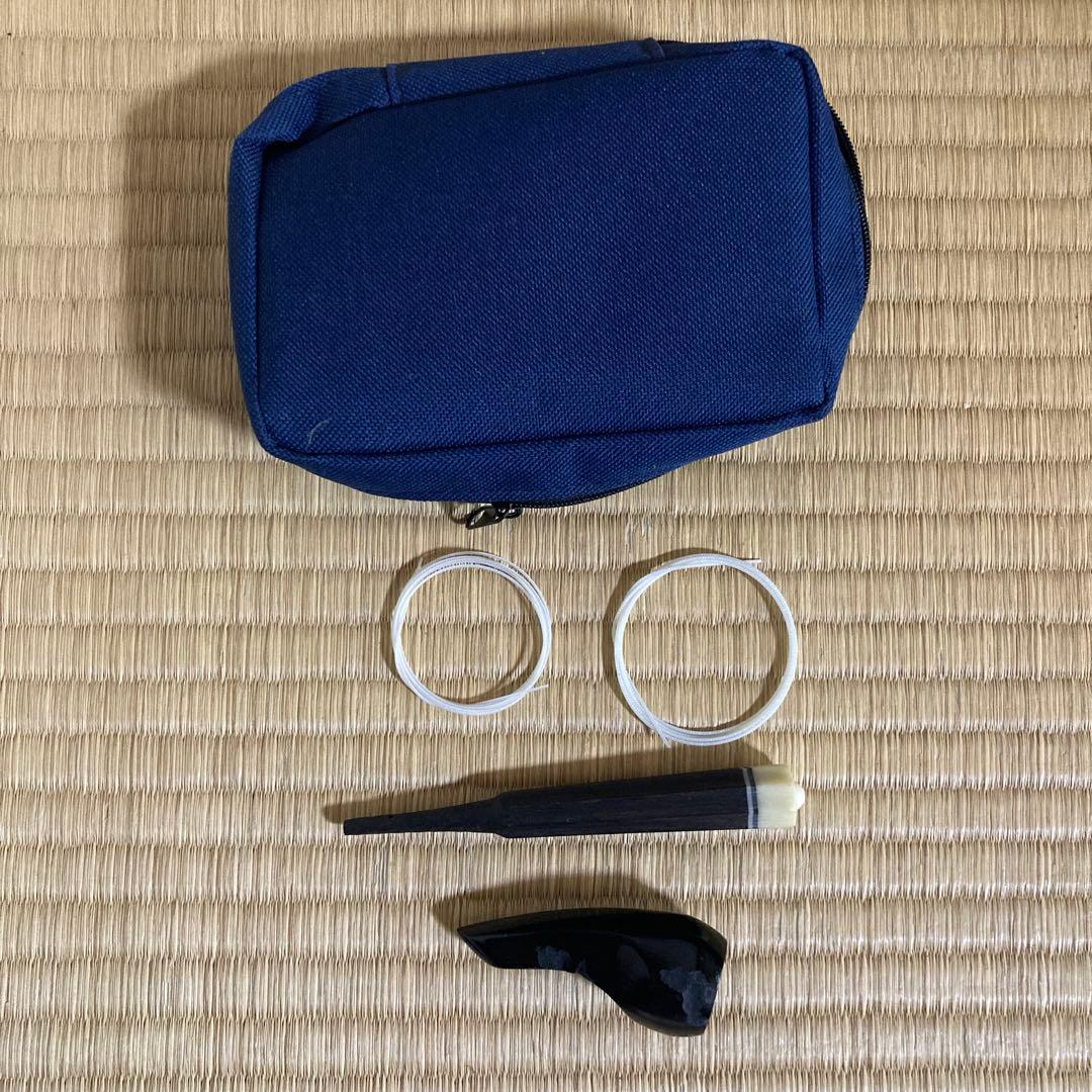 三線 本体 皮 ケース付(希望の方はスタンド