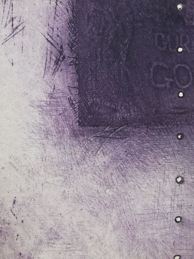 アート563　「タイム2(ラベンダー)」　インテリアコーディネート