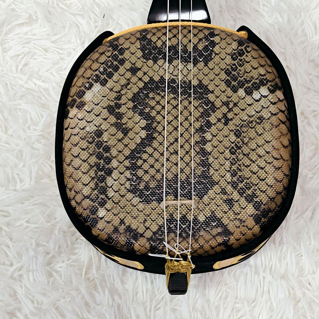 【美品】まちだ屋 沖縄三線 初心者ベーシックセット　ソフトケース付　三味線