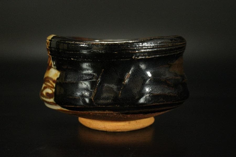 茶道具 織部茶碗 瑞光窯 煎茶 箱入 446