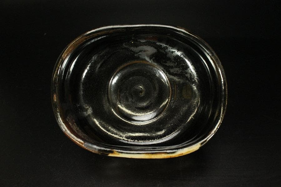 茶道具 織部茶碗 瑞光窯 煎茶 箱入 446