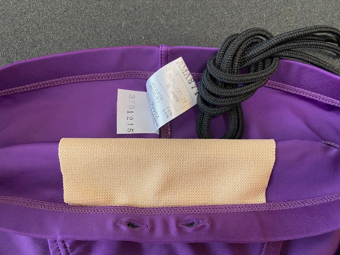 asics 旧ロゴ ハイドロCD 競パン Sサイズ Nパープル アシックス