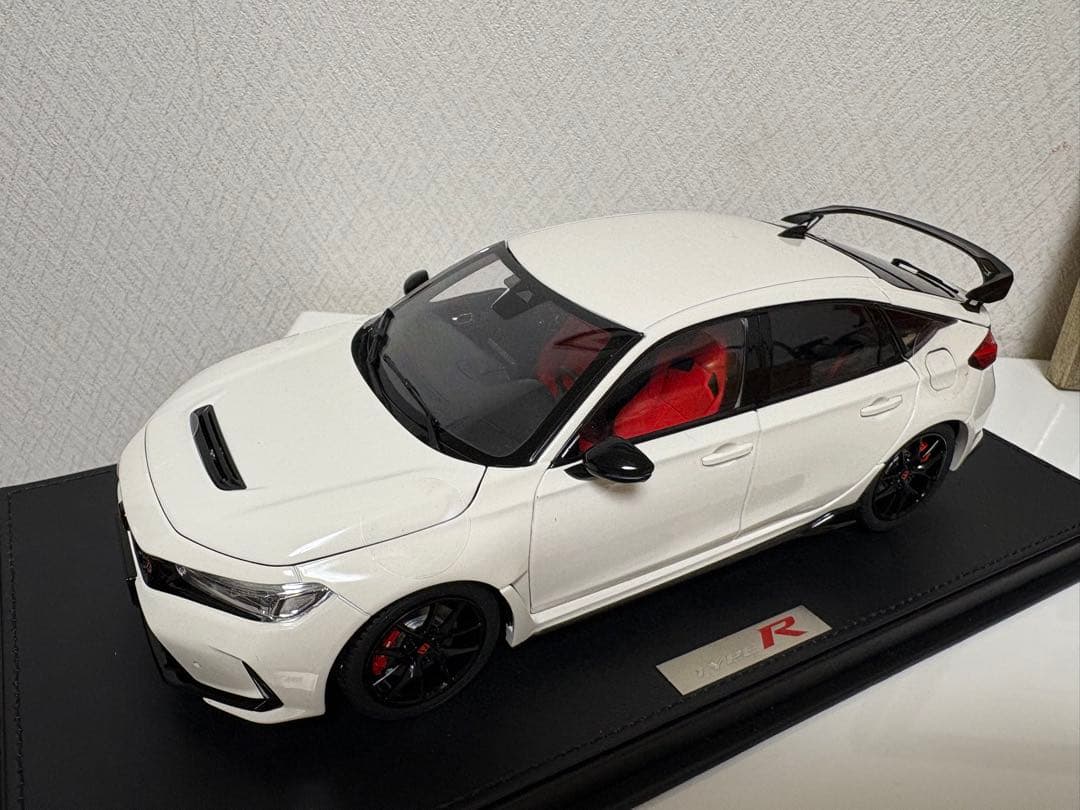 【美品】1:18 Honda Civic TYPE-R モデルカー　ホワイト
