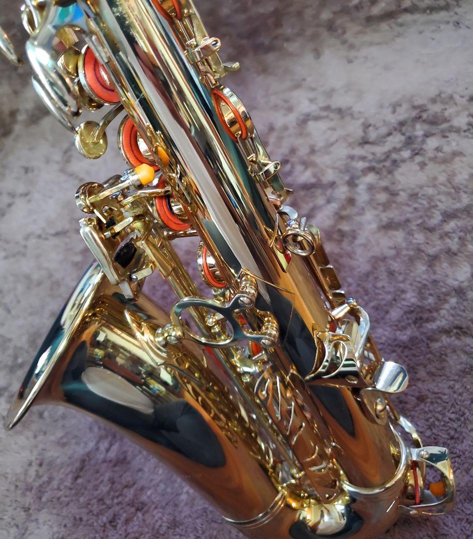 美品　ケルントナー　アルトサックス　ゴールドラッカー　彫刻　初心者　自宅　練習用
