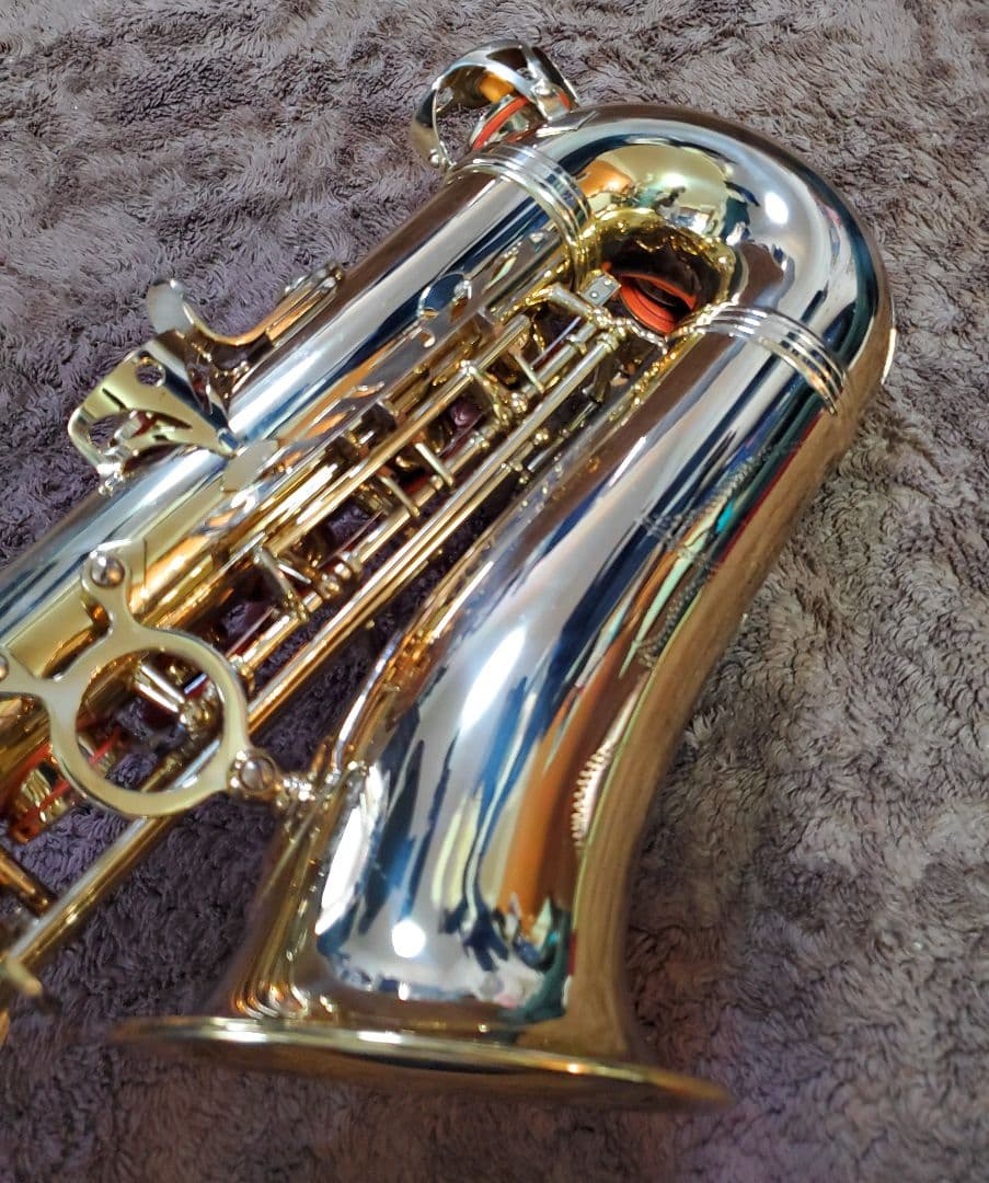 美品　ケルントナー　アルトサックス　ゴールドラッカー　彫刻　初心者　自宅　練習用