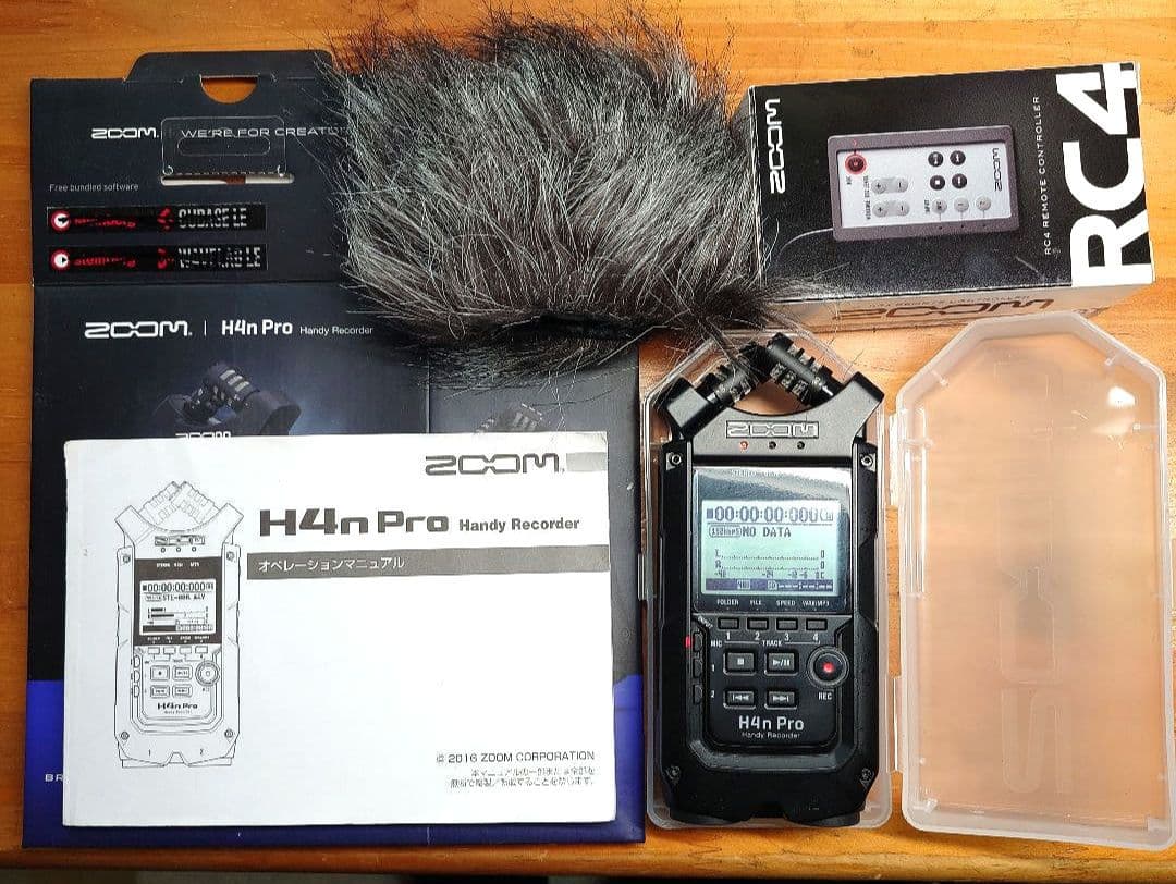 H4n Pro / BLK 風防・リモコン付