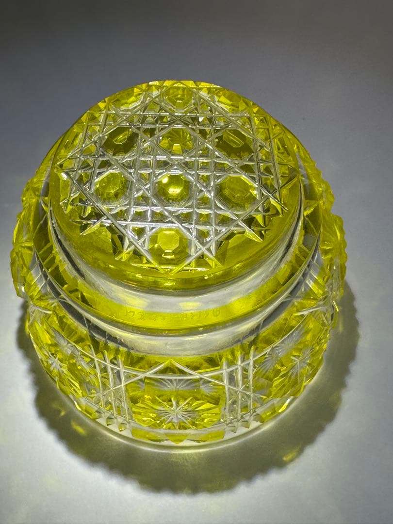 復元島津薩摩切子　猪口　Shimadzu　Satsuma Kiriko　N006