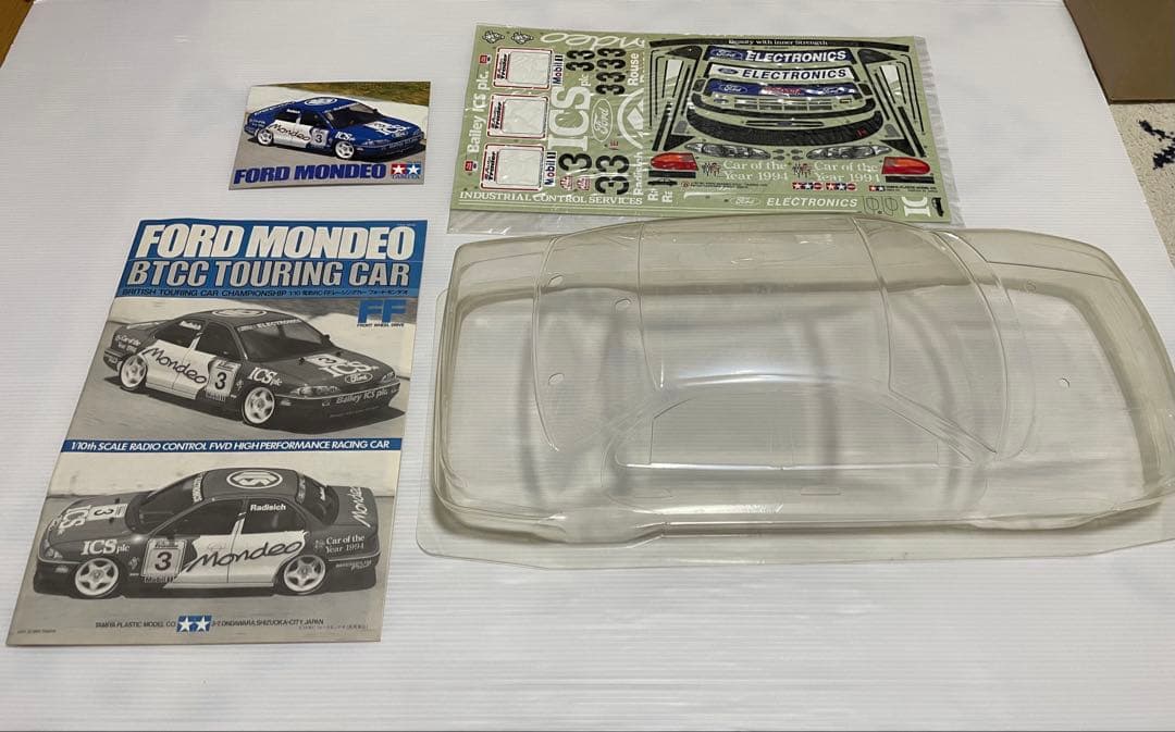 タミヤ　フォード　モンデオ　BTCC 1/10 RCラジコン　プラモデル　電動