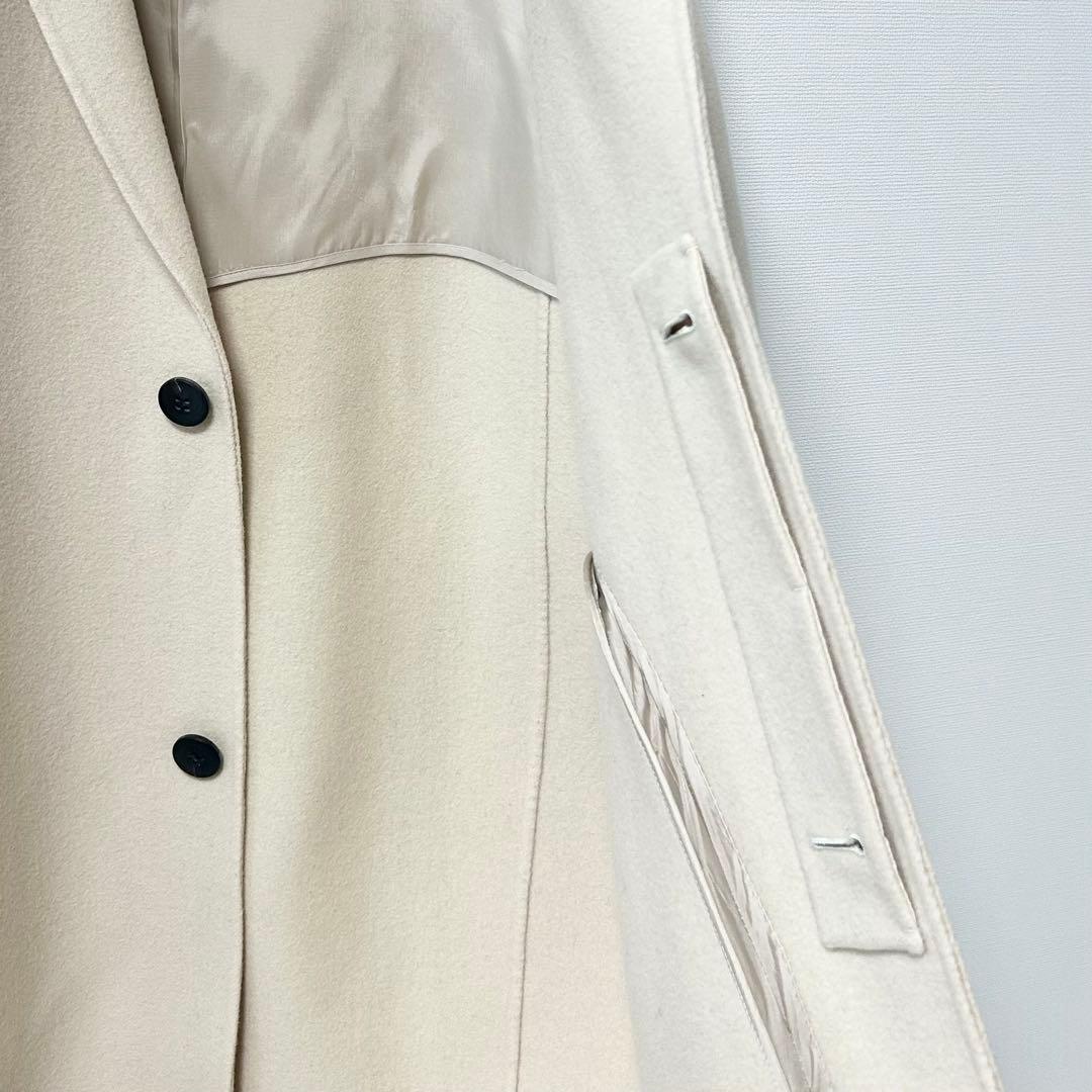 GALERIE VIE 　ライトメルトンチェスターコート　ライトベージュ　36