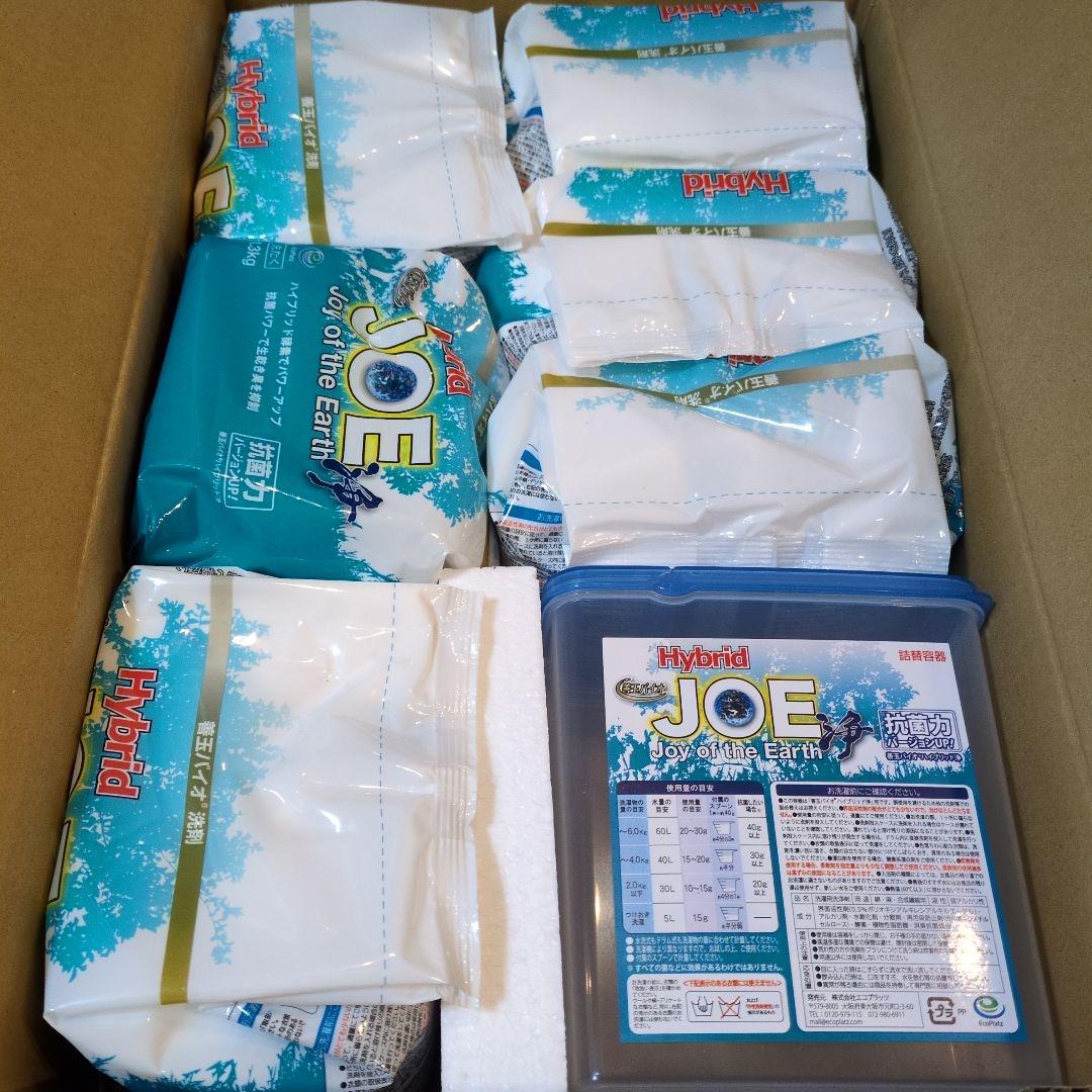 未使用！善玉バイオ洗剤　ハイブリッド浄　6袋(容器付き)