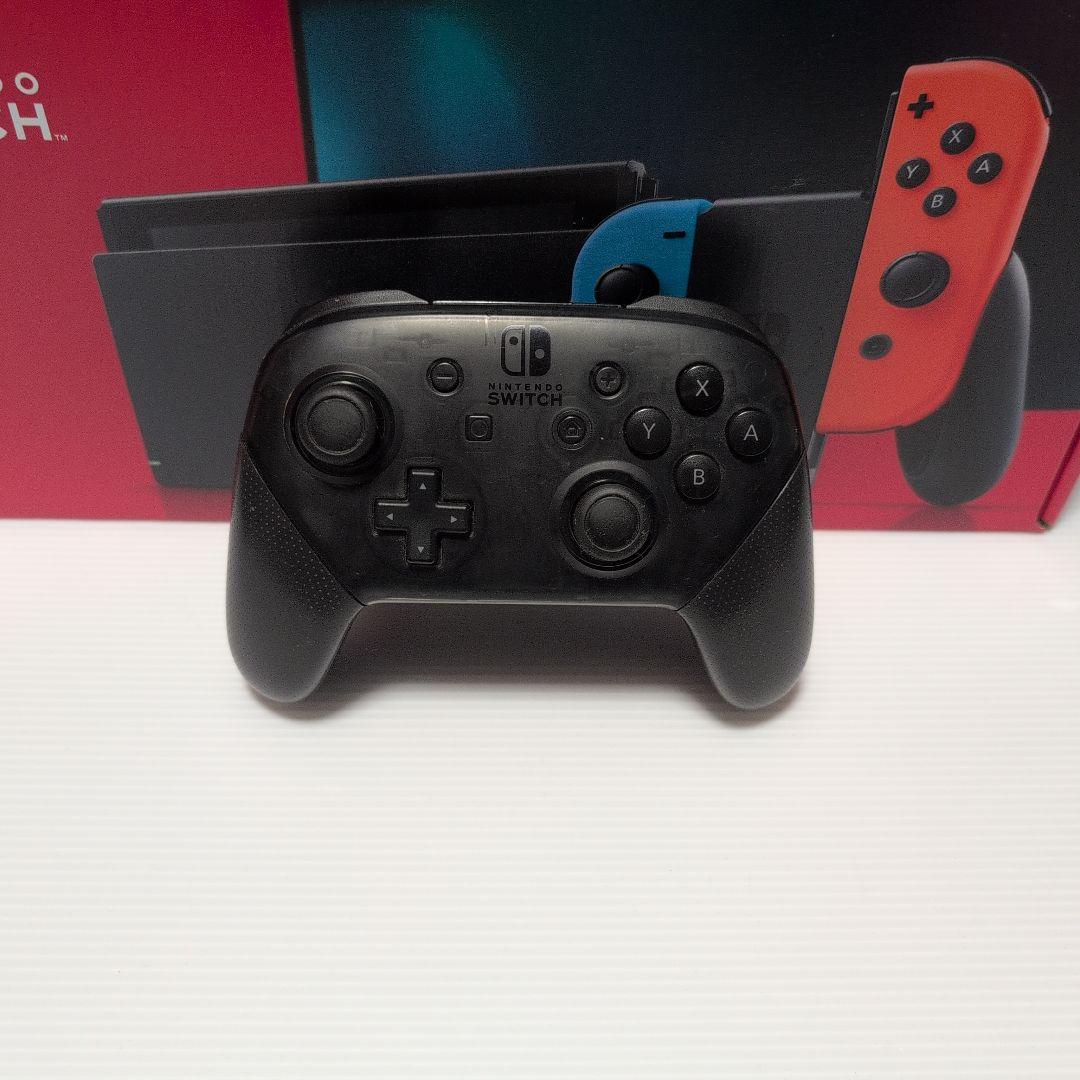 Nintendo Switch 本体 付属品完備 収納ケース 訳ありプロコン付き