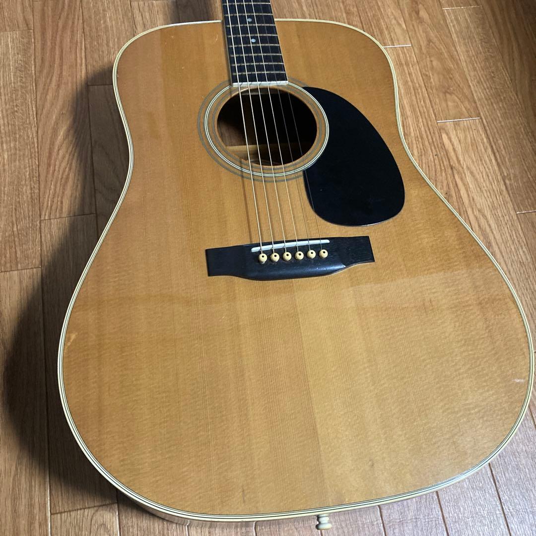 Morris アコースティックギター ドレッドノート　W-20 ケース、弦付