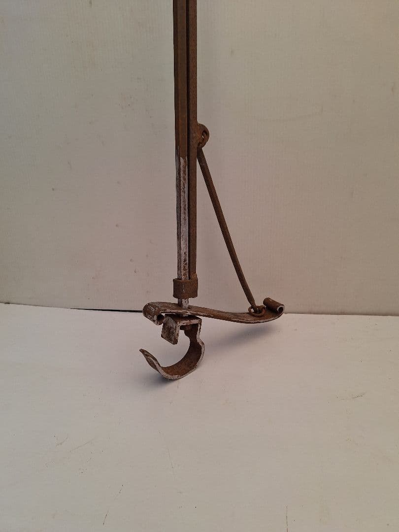 自在鉤　囲炉裏道具　アンティーク　鉄鉤　鉄鍋　引き取り専用