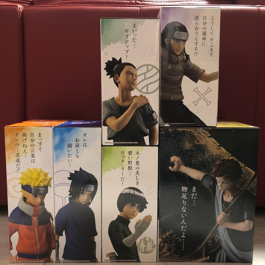 一番くじ NARUTO ナルト　中忍試験編 フィギュア　コンプリート　セミコンプ