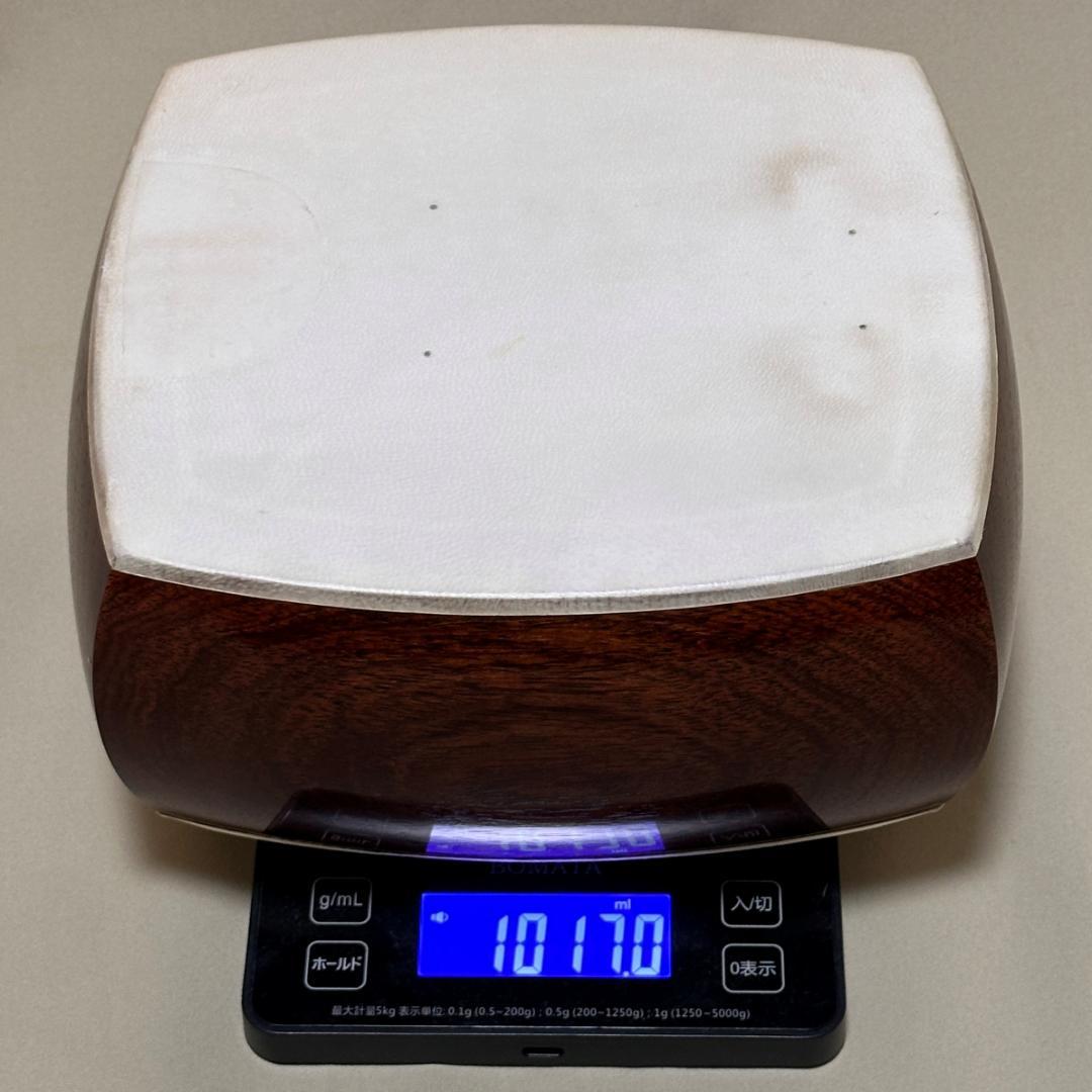 【即演奏可能】高級細棹三味線 正寸 紅木金細 子持綾杉胴 天然撥&駒他 備品多数