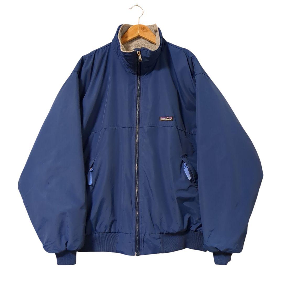 92年 USA製 Patagonia シェルドシンチラ ネイビー Lサイズ