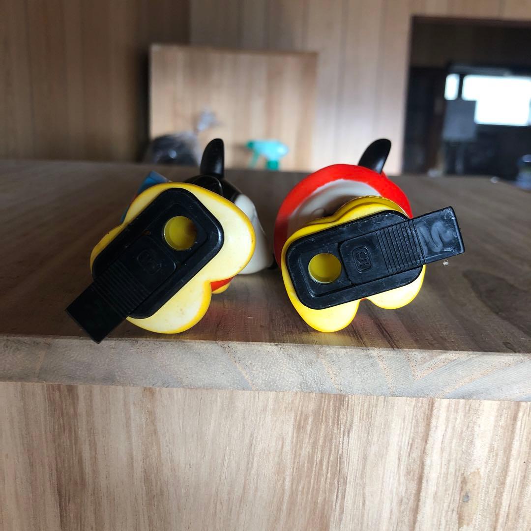 レトロミッキー、ミニーソフビ鉛筆削り