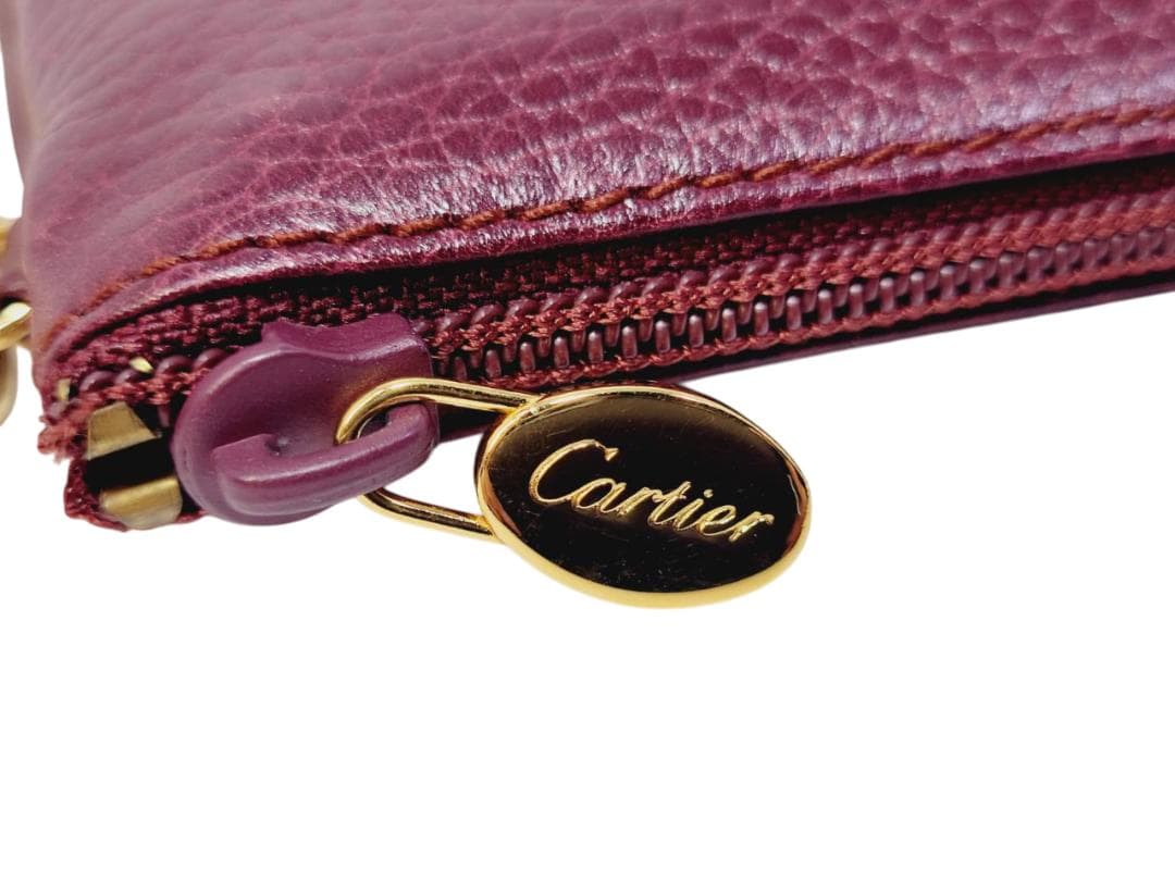 Cartier カルティエ マストライン ポーチ アクセサリー入れ チェーン