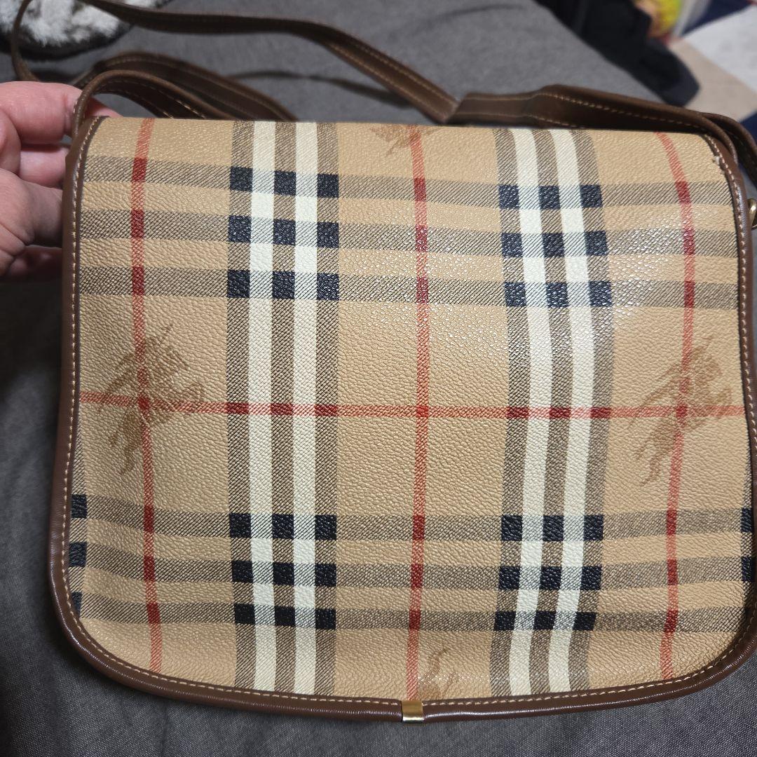 Burberry チェック柄 ショルダーバッグ