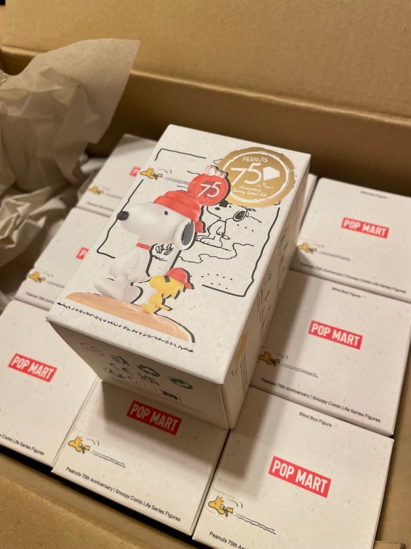 【10個セット】PEANUTS POPMART Peanuts 75th