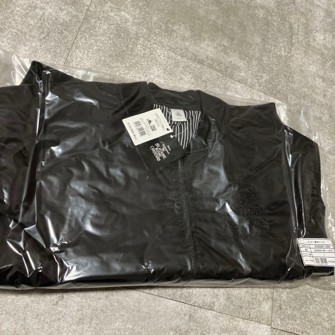 ナイトメアビフォアクリスマス ブルゾン MA-1 ディズニーストア　ジャック