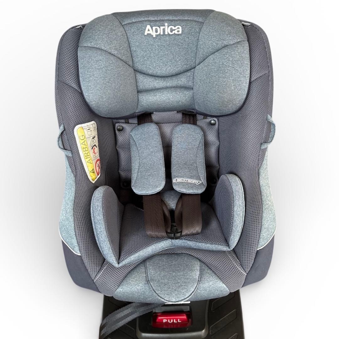 美品✨Aprica クルリラAD チャイルドシート ISOFIX ネイビー