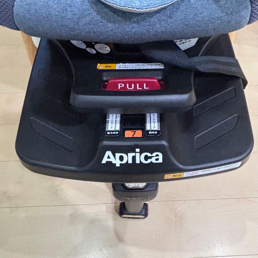 美品✨Aprica クルリラAD チャイルドシート ISOFIX ネイビー