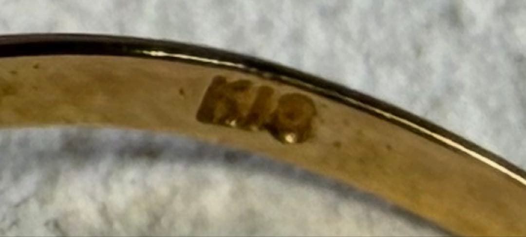 K18 ハート リング