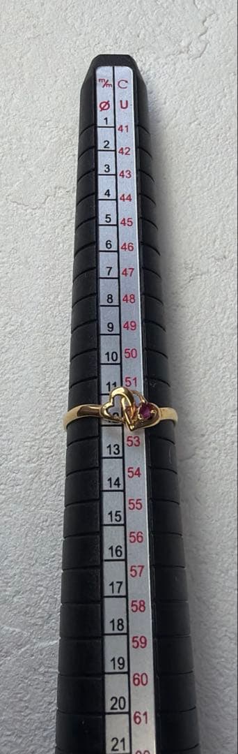 K18 ハート リング