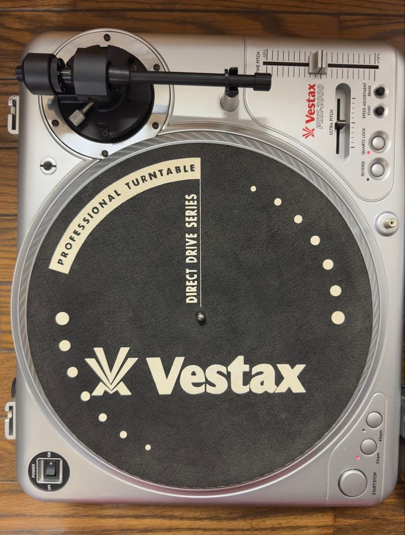 VESTAX PDX-2000 ターンテーブル2台