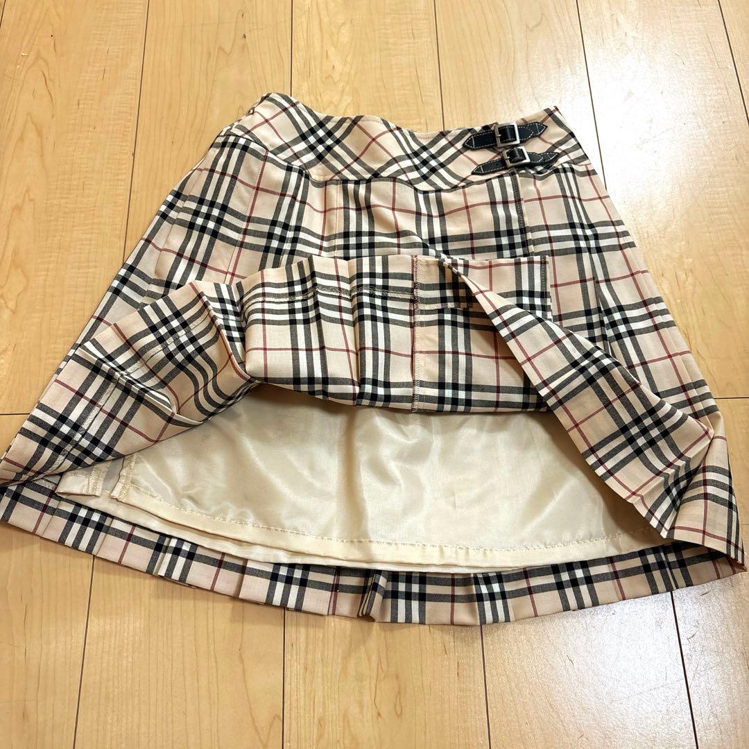 美品✨️BURBERRY♡バーバリー チェック スカート フォーマル 160A