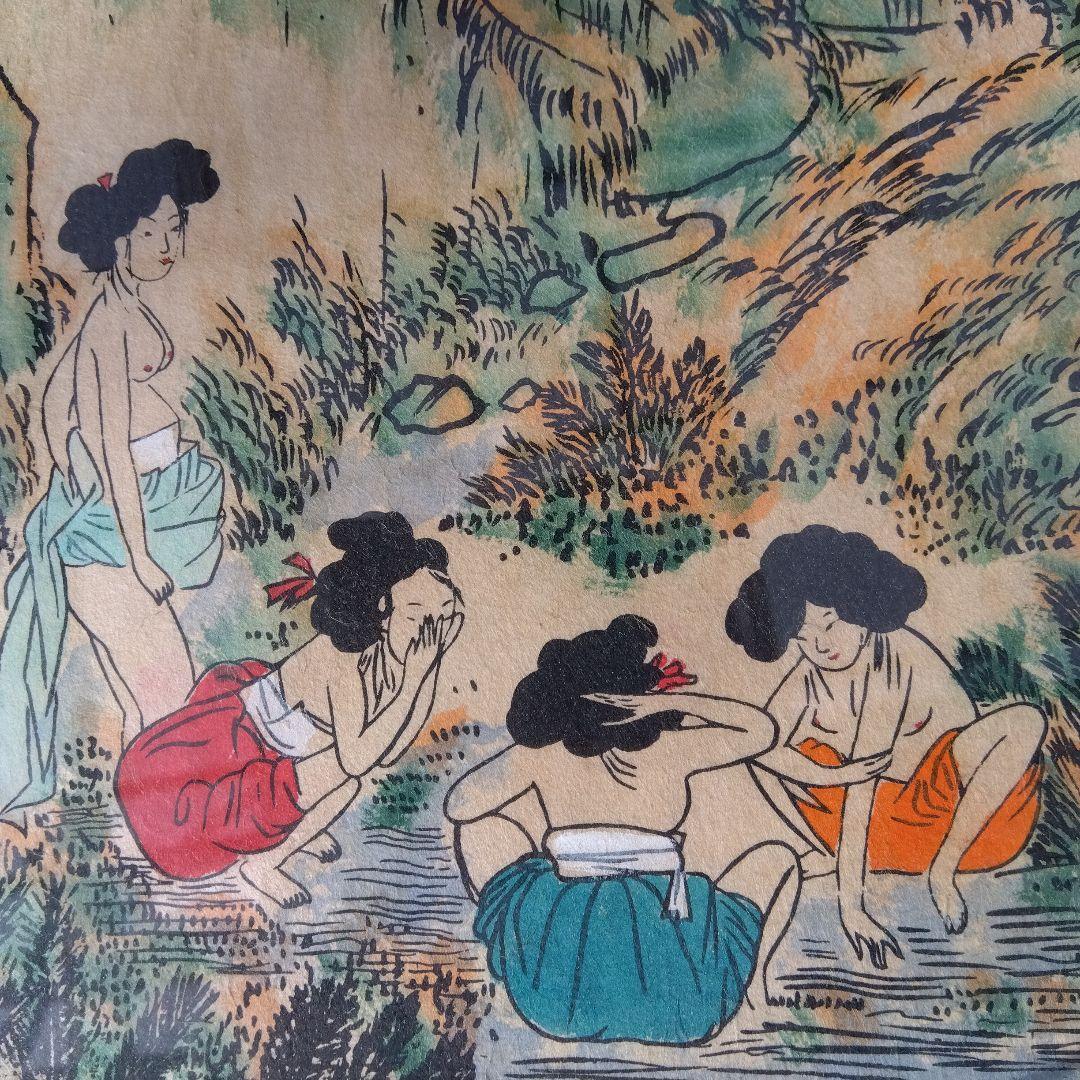 李朝　竜山遊興図