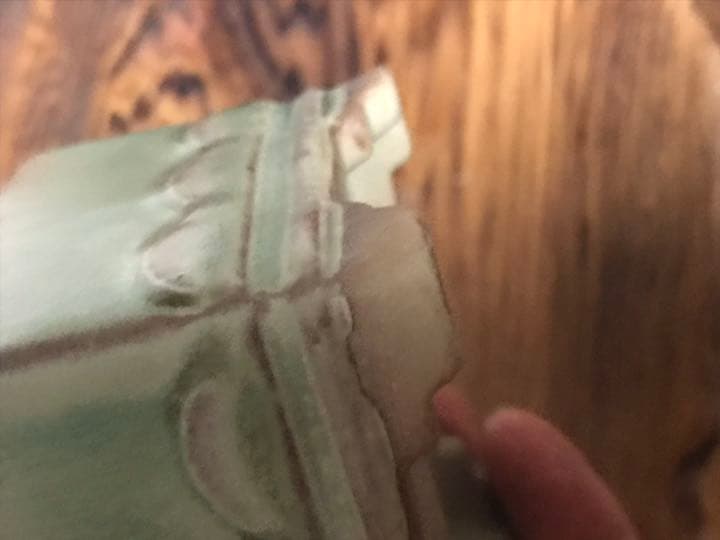 盆栽鉢　超美品時代陶翠緑釉正方雲足ミニ盆栽鉢