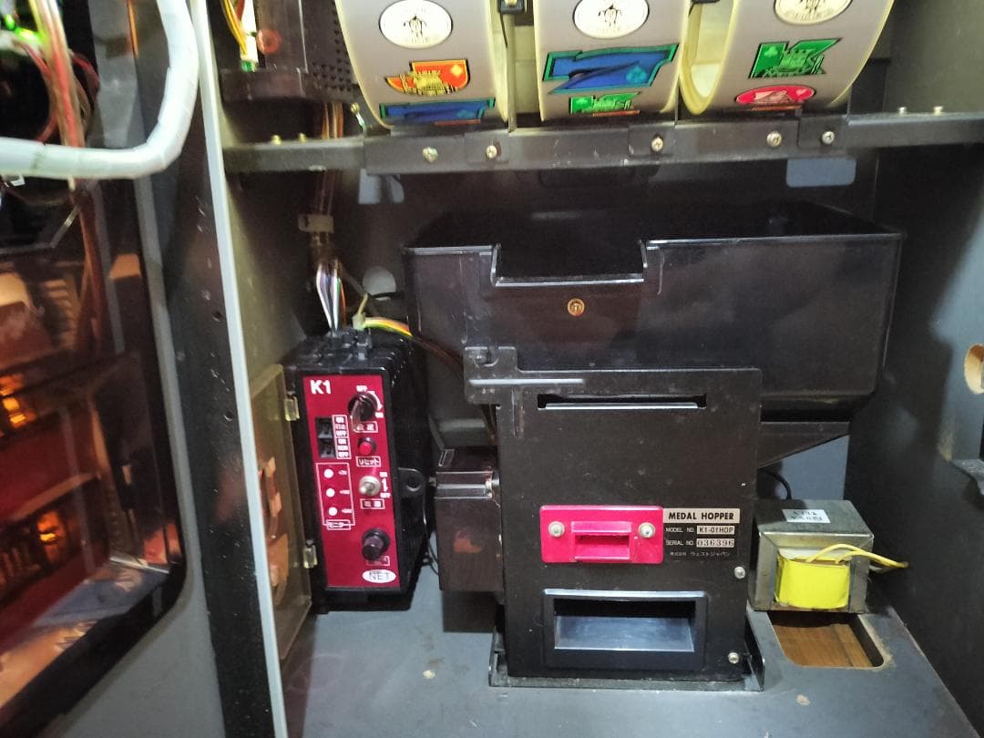 【パチスロ実機】ネット★『初代』ブラックジャック777【不要機付】４号機