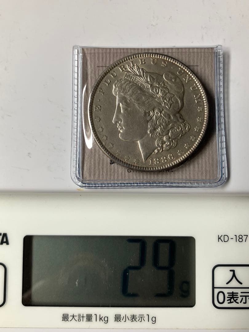 モルガンダラー銀貨　1886年　　 アメリカ銀貨