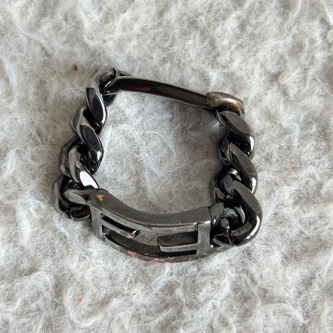 超激レア✨フェンディ チェーンリング 喜平 FFロゴ ズッカ メッキ イタリア製