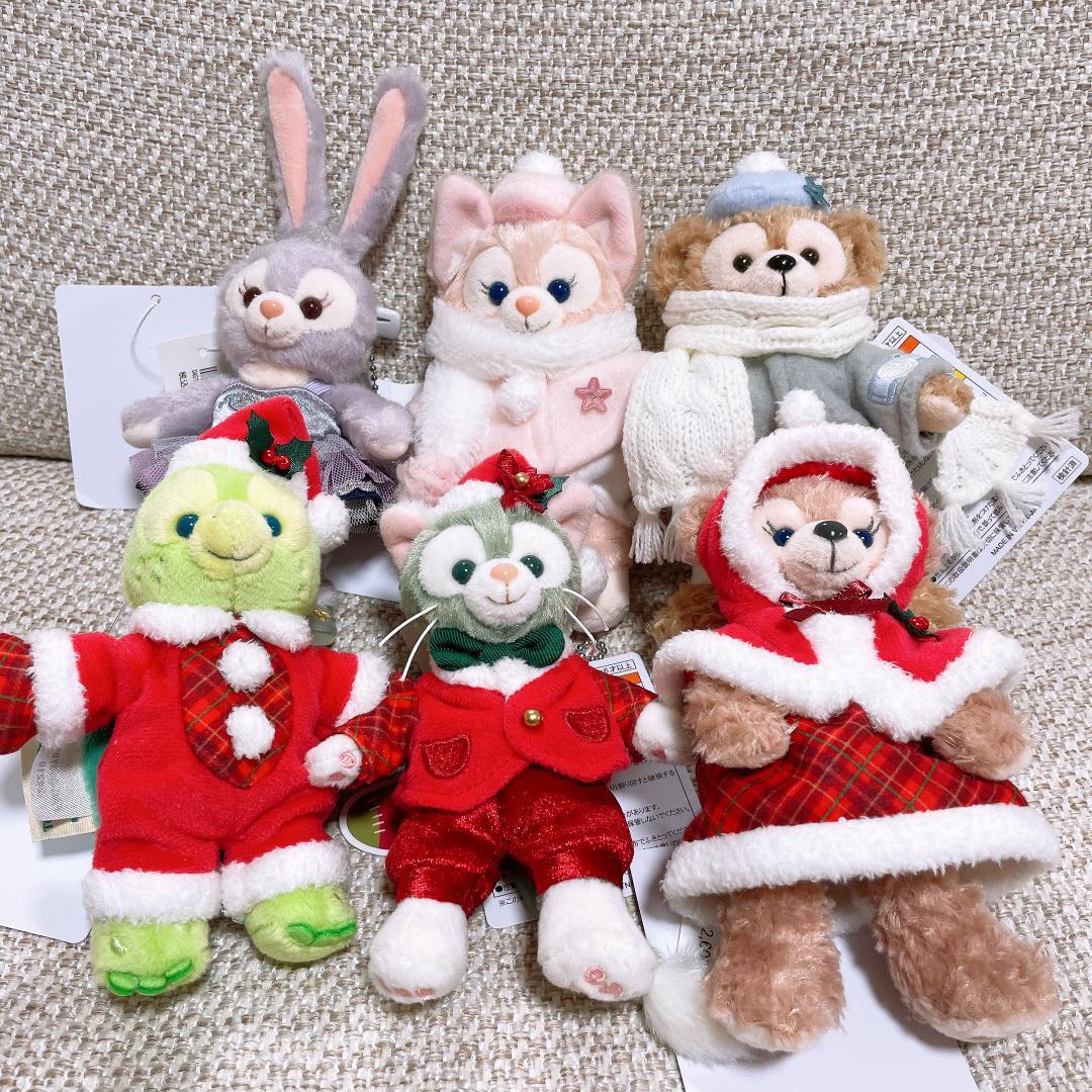 【新品】ダンシングスノーフレークス　クリスマス　ぬいぐるみバッジ　６点セット