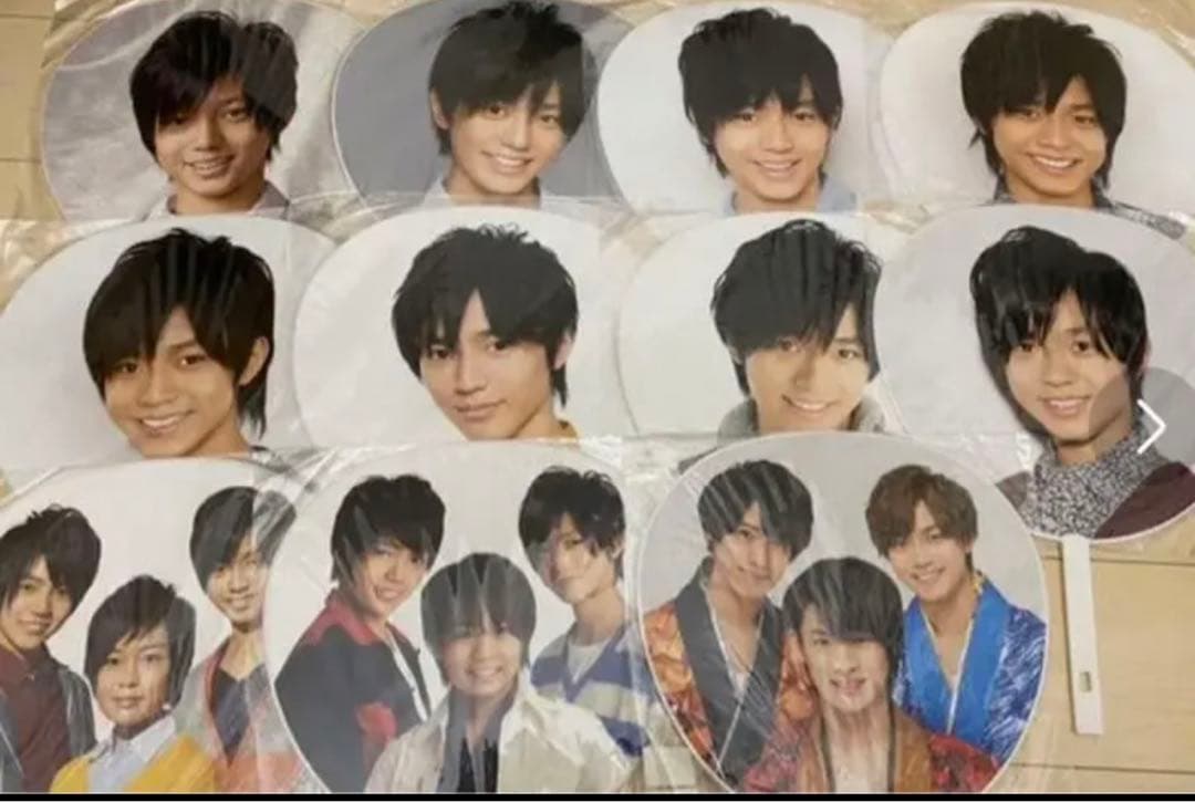 永瀬廉 歴代団扇(デビュー前全種)