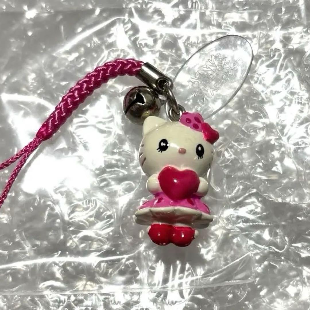 USJ ストラップ キティ ピンク ハート