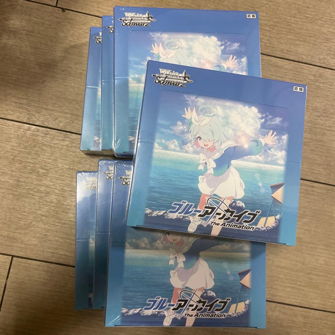 WS ヴァイスシュヴァルツ ブルーアーカイブ シュリンク付き未開封 7ボックス