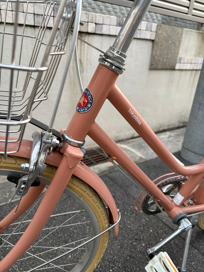 TOKYOBIKE Jr. ステップ　20インチ　ベージュレッド